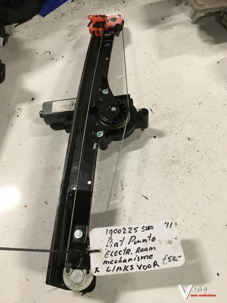 Fiat Punto 2011 Elektr. Raammechanisme Linksvoor, Auto-onderdelen, Ruiten en Toebehoren, Gebruikt, Ophalen of Verzenden