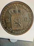 Rijksdaalder 1846 zwaard Willem II, Postzegels en Munten, Munten | Nederland, Zilver, Ophalen of Verzenden, Losse munt, 2½ gulden
