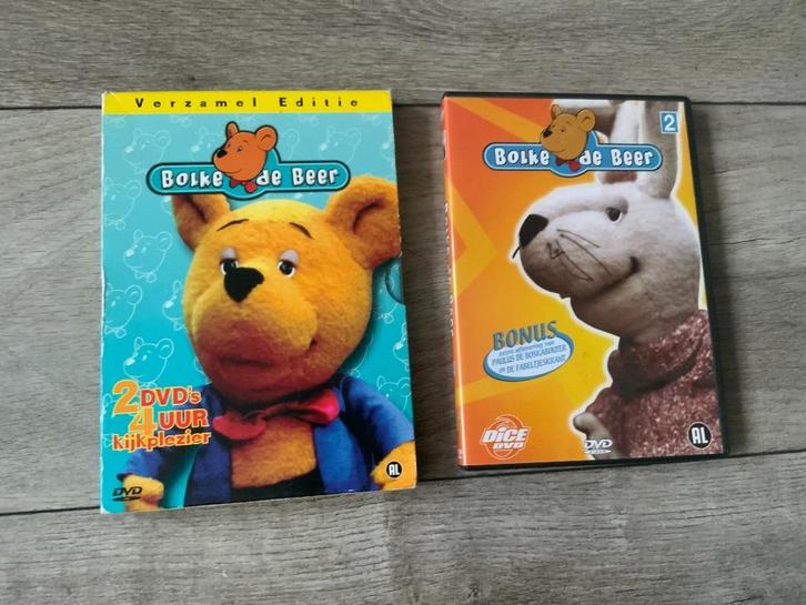 DVD - 2 x Bolke de Beer Deel 1 & 2 - DVD's, Cd's en Dvd's, Dvd's | Kinderen en Jeugd, Zo goed als nieuw, Alle leeftijden, Ophalen of Verzenden