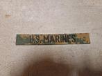 US Marines badge / lint, Ophalen of Verzenden, Landmacht, Amerika, Embleem of Badge