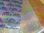Holografisch Papier Op Rol Goud Zilver Blauw, Ophalen of Verzenden, Nieuw, Kerst, Knipvel