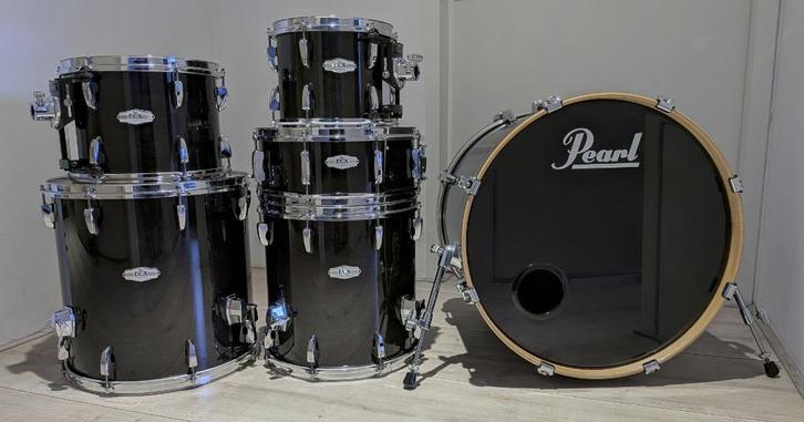 Pearl ECX Maple 6-delige Shellset, Muziek en Instrumenten, Drumstellen en Slagwerk, Gebruikt, Pearl, Ophalen