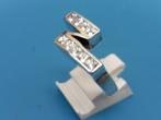 Zilveren damesring met zirkonia                         Z144, Sieraden, Tassen en Uiterlijk, 18 tot 19, Gebruikt, ., Ophalen of Verzenden