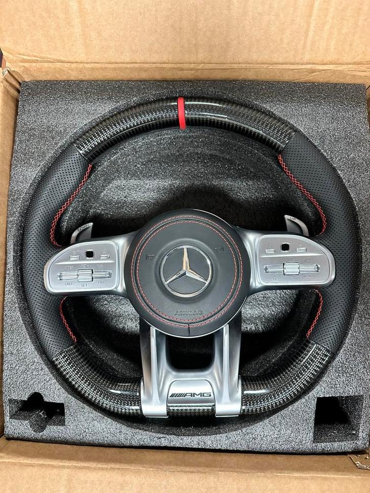 Mercedes AMG carbon stuur met airbag, Auto-onderdelen, Dashboard en Schakelaars, Mercedes-Benz, Nieuw, Ophalen of Verzenden