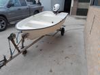 Polyester bootje met 4 pk motor, Watersport en Boten, Ophalen, Zo goed als nieuw, Minder dan 10 pk, Tot 6 meter