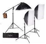 Bresser LED daglichtset, Audio, Tv en Foto, Fotografie | Fotostudio en Toebehoren, Ophalen, Gebruikt, Lamp of Flitsset