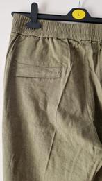 Rosner broek linnenmix 42 in kaki en naturel, Kleding | Dames, Maat 42/44 (L), Nieuw, Ophalen of Verzenden, Rosner