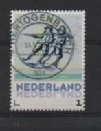 ‹(•¿•)› nl i0133 schaatsen, Ophalen, Na 1940, Gestempeld