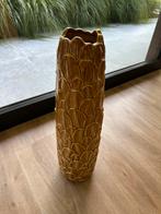 Vaas Light & Living ‘Toine’ okergeel, Huis en Inrichting, Woonaccessoires | Vazen, Ophalen, 50 tot 75 cm, Geel, Aardewerk of Porselein