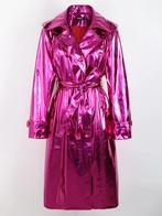 Paarse glimmende dames regenjas trenchcoat lange jas leren, Kleding | Dames, Verzenden, Nieuw, Kleding