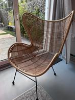HKliving egg chair bamboe, Ophalen, Zo goed als nieuw, Bruin, Eén