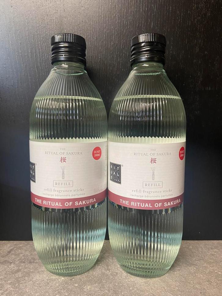 Rituals of Sakura geurstokjes navulling 500ml, Sieraden, Tassen en Uiterlijk, Uiterlijk | Parfum, Nieuw, Ophalen of Verzenden