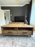 Salontafel en TV Meubel - Hout, Huis en Inrichting, Kasten | Televisiemeubels, Gebruikt, 100 tot 150 cm, Eikenhout, Ophalen of Verzenden
