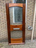 Vol houten voordeur 211 cm x 93 cm, Ophalen, Gebruikt, 80 tot 100 cm, Buitendeur