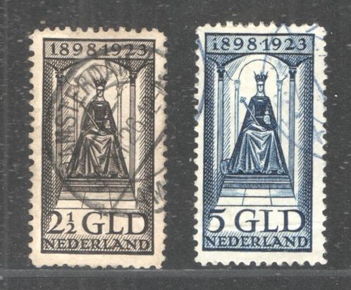 Nederland - 1923 - NVPH 130/131 Regeringsjubileum Wilhelmina, Postzegels en Munten, Postzegels | Nederland, Gestempeld, T/m 1940