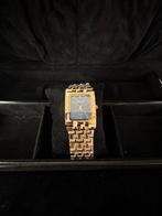 Vintage herenhorloge goud teint heren horloge, Verzenden, Zo goed als nieuw, Staal, Overige merken