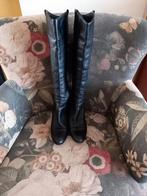 Zwarte leren laarzen van Roberto d angelo,maat 41, Kleding | Dames, Schoenen, Hoge laarzen, Zwart, Ophalen of Verzenden, Zo goed als nieuw