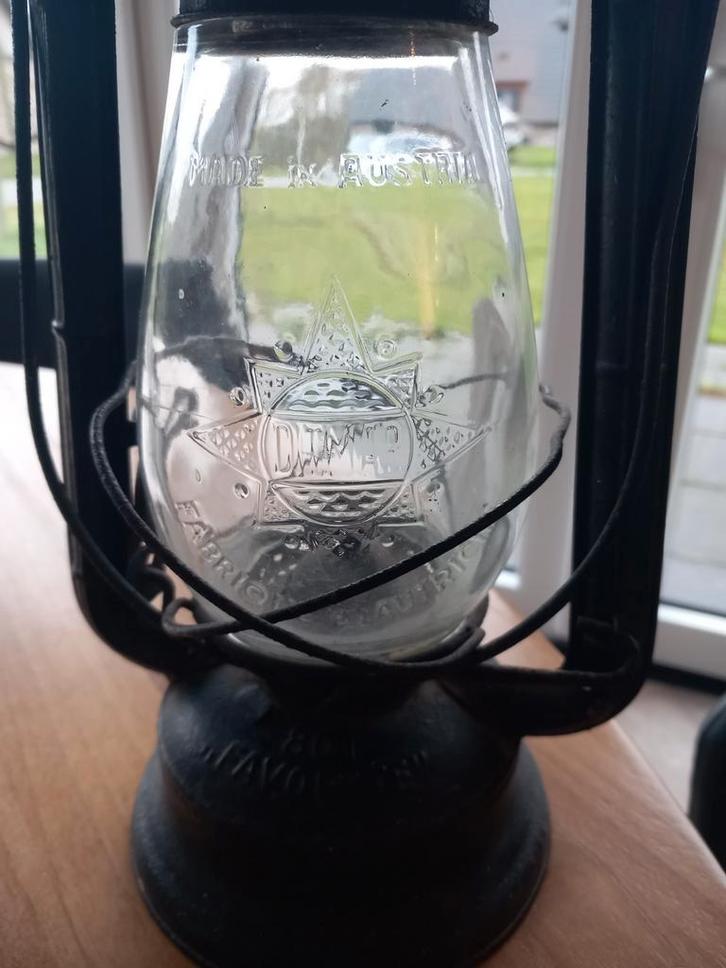 Antieke stormlamp DITMAR OOSTENRIJK   olielamp kerosinelamp, Antiek en Kunst, Antiek | Lampen, Ophalen of Verzenden