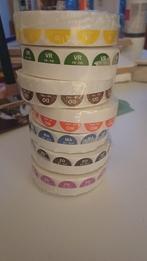 voedseletiket dagstickers complete set, Ophalen