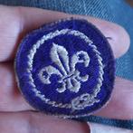 Scouting Embleem Textiel Franse Lelie, Verzenden, Gebruikt, Embleem, Speld of Insigne
