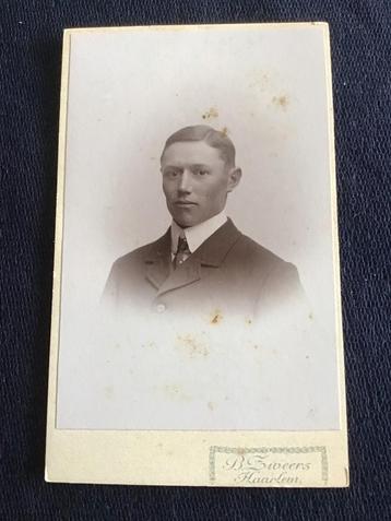 CDV, Jongeman, Berend Zweers, Haarlem, Carte de Visite 3 beschikbaar voor biedingen