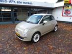 Fiat 500 1.2 Vintage '57 Lederen bekl/Climate Control/Specia, Auto's, Gebruikt, 4 cilinders, Bruin, Handgeschakeld