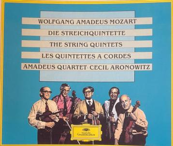 MOZART String quintets 3 - CD AMADEUS QUARTET DG NIEUWSTAAT beschikbaar voor biedingen