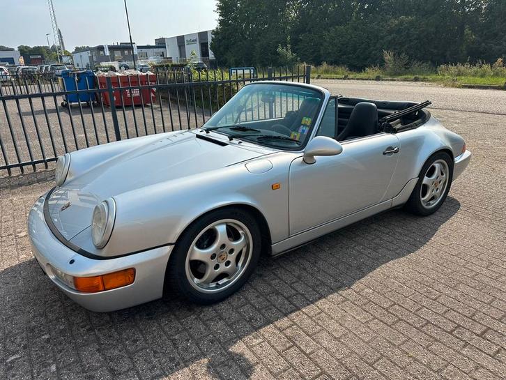 Porsche 911 3.6 Carrera 2 Cabriolet U9 1992 Grijs, Auto's, Porsche, Particulier, ABS, Airbags, Airconditioning, Alarm, Centrale vergrendeling