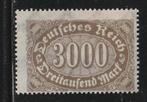 Duitsland 1922 - 3000 mark, Ophalen of Verzenden, Overige periodes, Postfris
