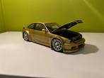 Bmw e46 gtr street minichamps 1:18, Verzenden, Zo goed als nieuw, Auto, MiniChamps