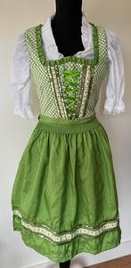 Prachtige groene dirndl maat 36 voor Oktoberfest, Ophalen of Verzenden, Zo goed als nieuw, Maat 36 (S), Overige thema's