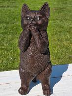 BRONZEN KAT / POES / KITTEN / TUINBEELD / BRONS