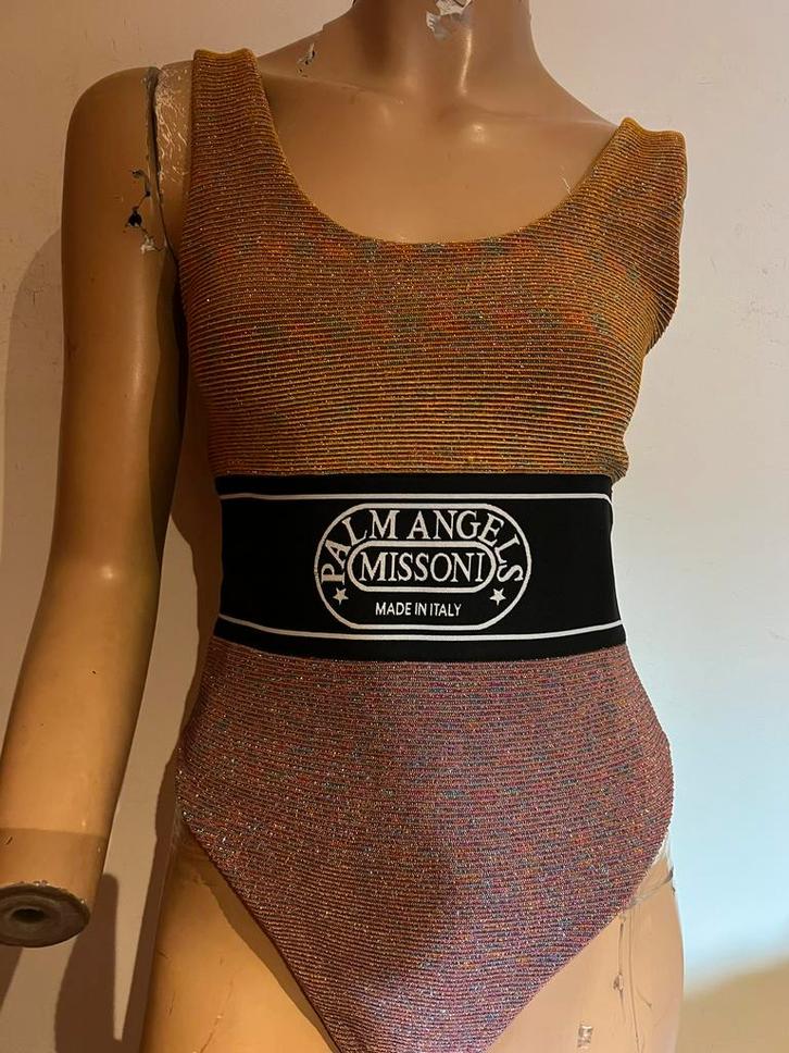 PALM ANGELS X MISSONI badpak m origineel 1 keer gedragen, Kleding | Dames, Badmode en Zwemkleding, Zo goed als nieuw, Badpak, Overige kleuren