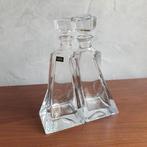 Bohemia "Lovers" kristallen Whiskey karaffen 2 stuks, Antiek en Kunst, Antiek | Glas en Kristal, Ophalen of Verzenden