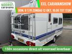 Hobby De Luxe 400 KB VOORTENT + 4 PERS + STAPELBED, Caravans en Kamperen, Caravans, Hobby, Bedrijf, 750 - 1000 kg, 5 tot 6 meter