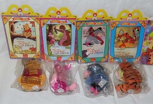 Vintage mcDonalds happy meal 4 Winnie de Pooh Disney 1998, Verzamelen, Poppetjes en Figuurtjes, Nieuw, Verzenden