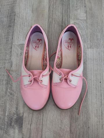 Banned rockabilly flats roze schoenen maat 38 beschikbaar voor biedingen