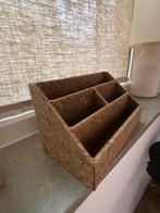 Gaaf postvak pennebakje van soort kurkachtig naturel materia, Huis en Inrichting, Ophalen of Verzenden, Zo goed als nieuw