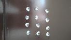 swarovski hartjes 12 stuks, Ophalen of Verzenden, Zo goed als nieuw, Huisaccessoire