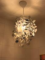Hanglamp zilveren blaadjes en bloemetjes, Ophalen, Gebruikt, Overige materialen, Minder dan 50 cm