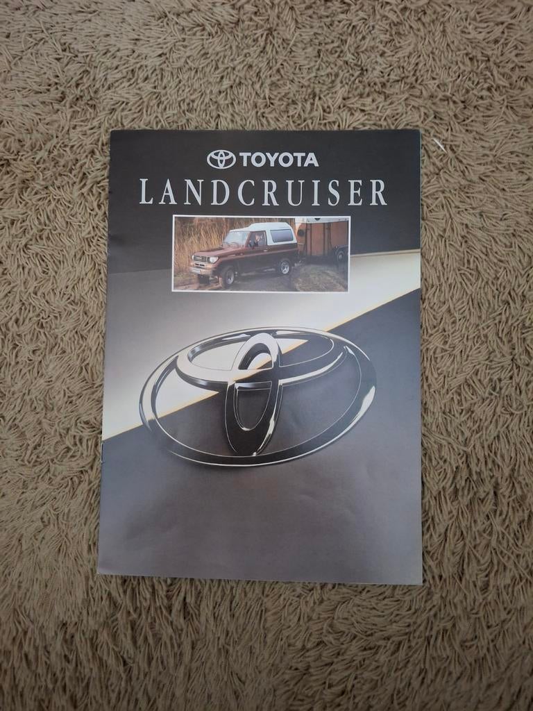 Autofolder Toyota Landcruiser 1995, Verzenden, Zo goed als nieuw, Toyota