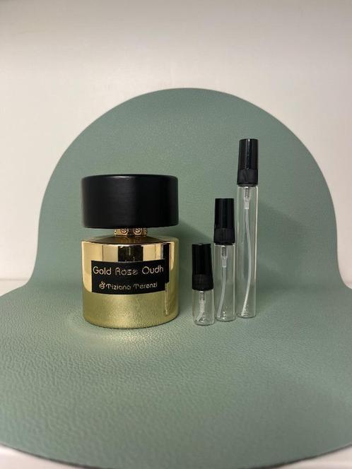 Tiziana Terenzi Gold Rose Oudh Sample Decant Parfum Tester, Sieraden, Tassen en Uiterlijk, Uiterlijk | Parfum, Zo goed als nieuw