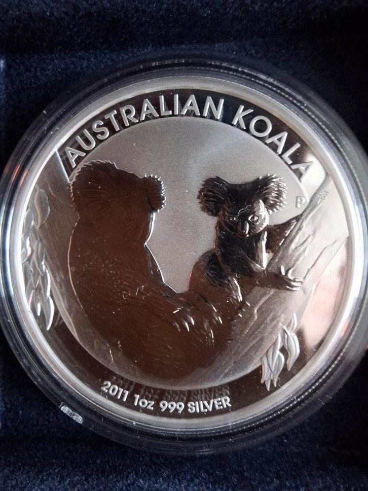 Opruiming: Koala munten elk 1 Oz van € 59,50 voor € 52,50, Postzegels en Munten, Edelmetalen en Baren, Zilver, Ophalen of Verzenden