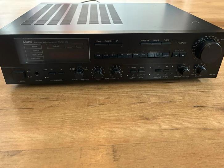 Denon DRA-550 Stereo Receiver - Zwart, Audio, Tv en Foto, Versterkers en Receivers, Gebruikt, Stereo, 60 tot 120 watt, Denon, Ophalen