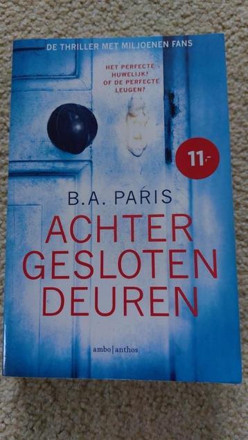 Achter gesloten deuren, B.A. Paris  beschikbaar voor biedingen