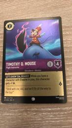 Disney Lorcana Timothy Q. Mouse 47-204 9FAB foil, Ophalen of Verzenden, Zo goed als nieuw, Losse kaart, Foil