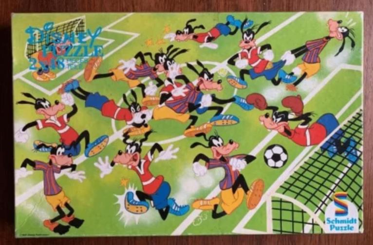 Disney puzzle, puzzel, kinderpuzzel Sport Goofy, 2x 48 st, Ophalen of Verzenden, 10 tot 50 stukjes, Zo goed als nieuw