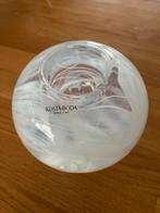 Kosta Boda Waxinelichthouder - Design Klassieker, Huis en Inrichting, Wit, Ophalen of Verzenden, Minder dan 50 cm, Glas