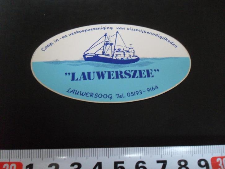 stickers Lauwersoog LAUWERSEE Coop in- en verkoopvereniging, Hobby en Vrije tijd, Stickers en Plaatjes, Nieuw, Meerdere stickers