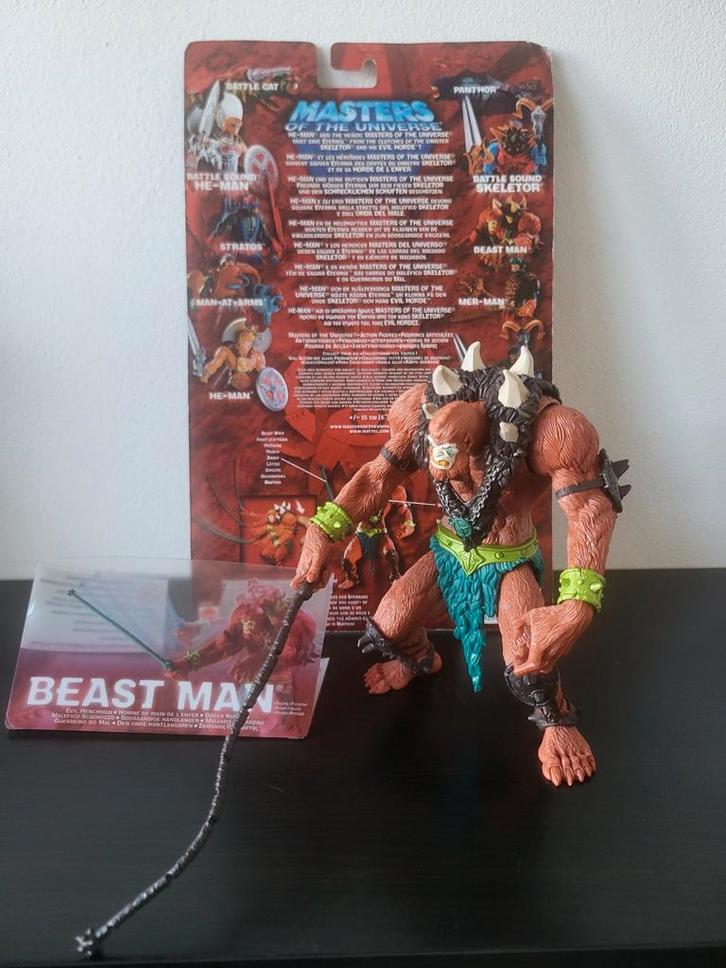 Masters of the Universe 2002 Beast Man Figuur, Kinderen en Baby's, Speelgoed | Actiefiguren, Zo goed als nieuw, Ophalen of Verzenden